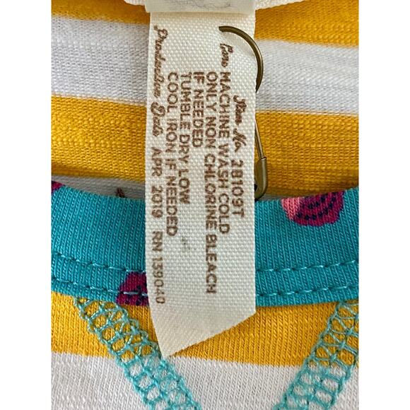 NWT Matilda Jane Moments With You School Days Short Sleeve Yellow Blue Top 4 - Picture 9 of 9